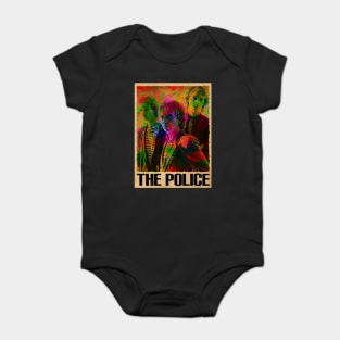 Message in a Tee Showcase the Reggae-Infused Rock and Legendary Lyrics of The Polices Music Baby Bodysuit